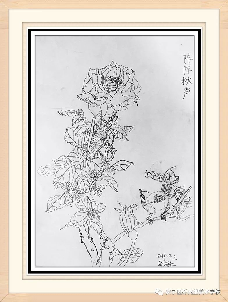 乔戈里美术学校微画展——素描班花卉速写临摹作品集