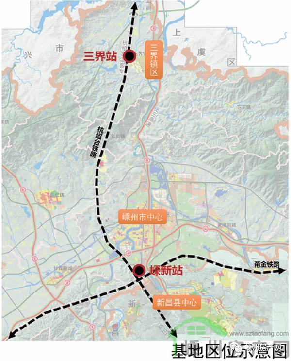 嵊州高铁新区横空出世,杭绍台铁路规划方案新鲜