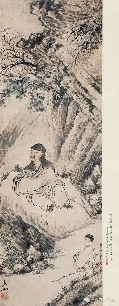 簪花进爵图 立轴苏六朋 仕女 立轴钤印:枕琴题识:画却春山理素琴,翠