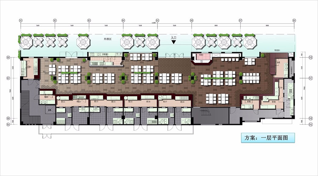 昆明主题美食广场——当地传统小吃展示售卖地