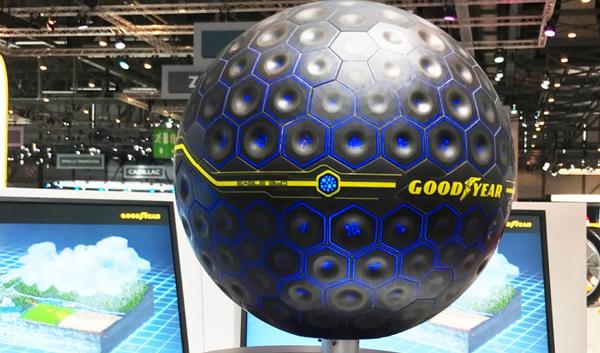 Goodyear球形輪胎實體亮相！由3D列印制成，能根據路況智能調整 科技 第1張