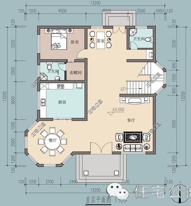 2套方正户型别墅,经济实用,造价35万你建哪套?