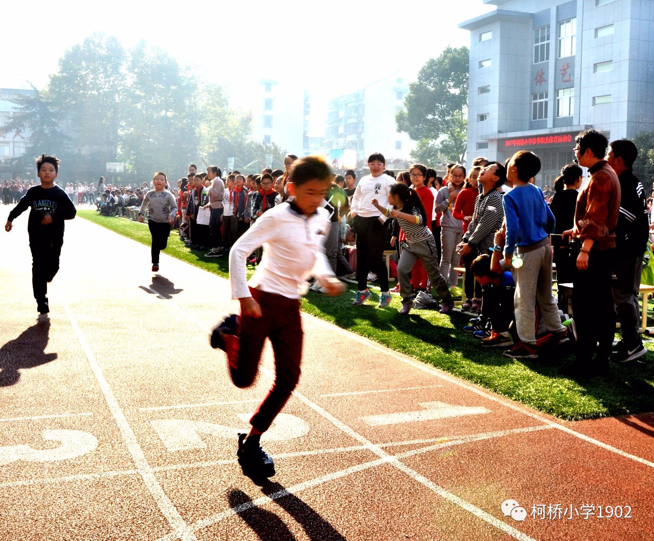 2017年柯桥小学秋季阳光体育运动会 1805名孩子人人上(4—6次)赛场