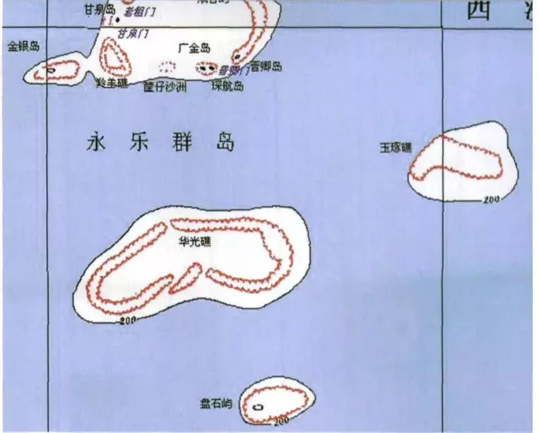 华光礁位置图,图自《南海沉船与宋代瓷器外销》