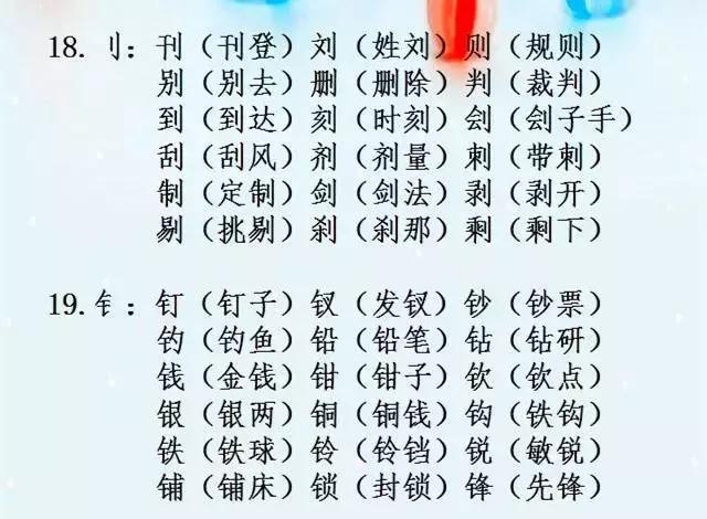 语文老师精心整理:小学"辨字组词",超实用,孩子再也不