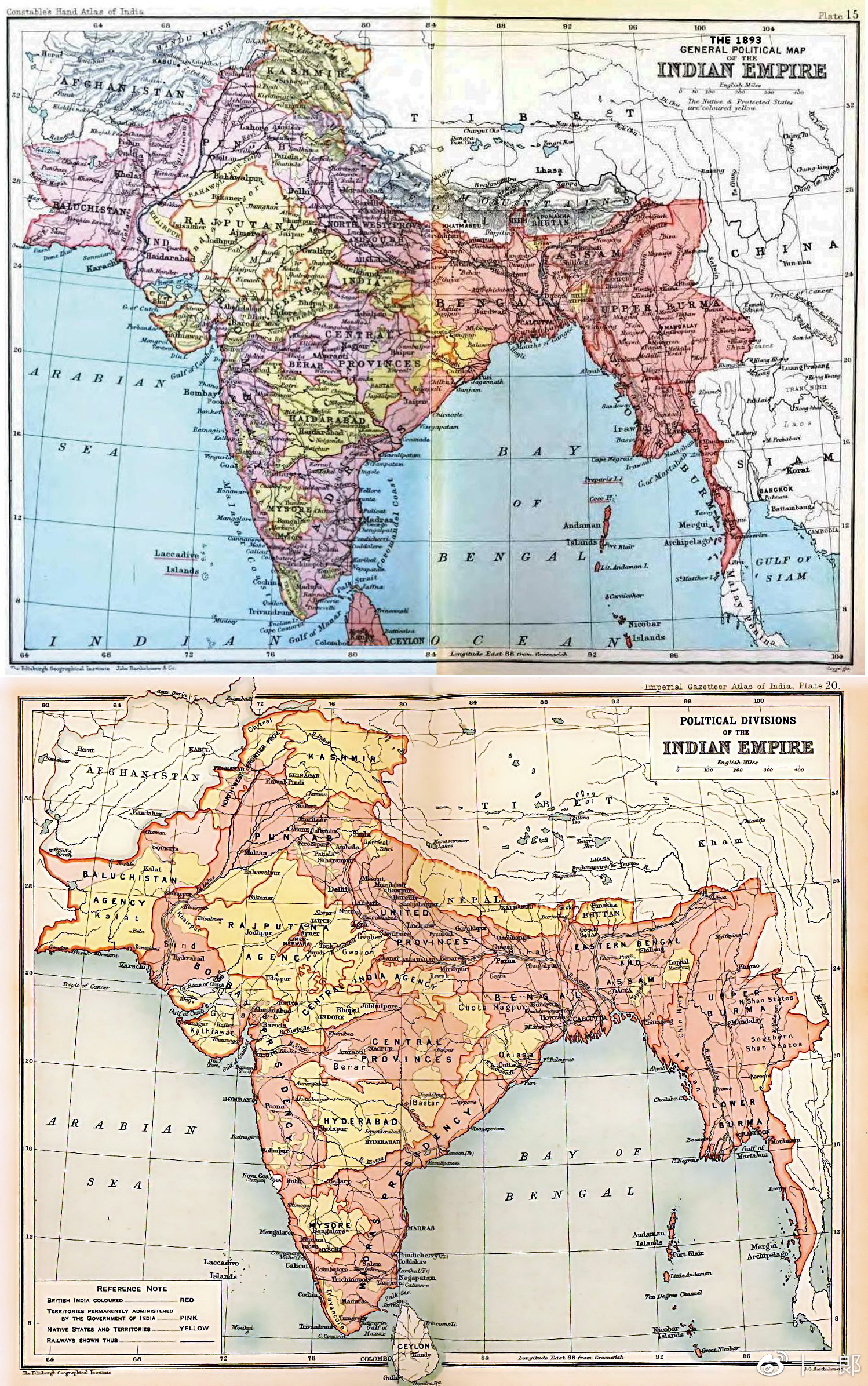 英国殖民印度以及周边国家的历史上,内部文件中涉及藏南归属的话题图片