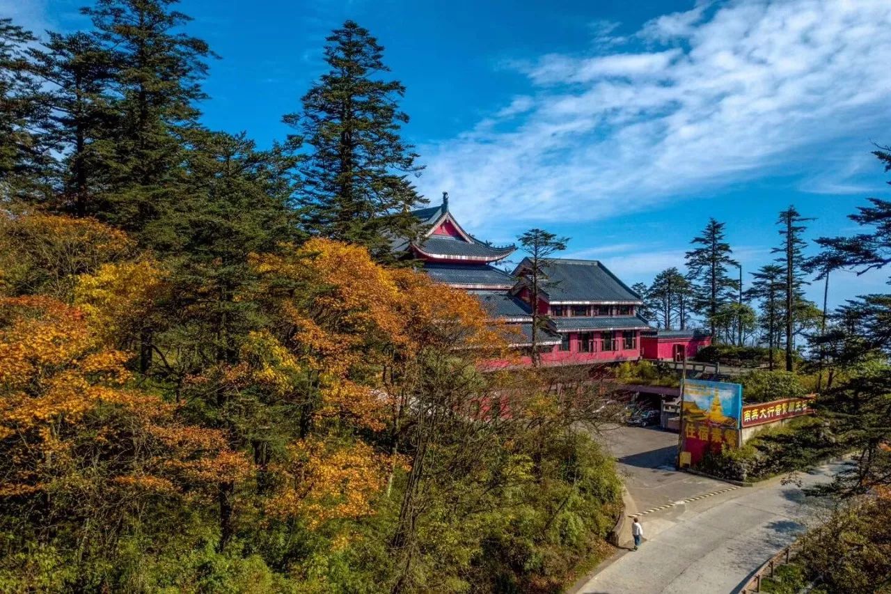 以下这组照片 拍摄地点 峨眉山雷洞坪·灵觉寺 拍摄时间 11月2日