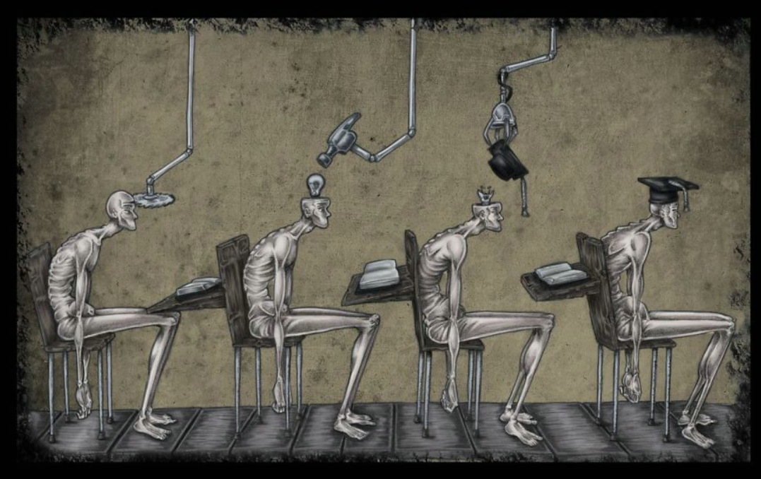 9张压抑的黑白漫画,反映最黑暗的社会问题