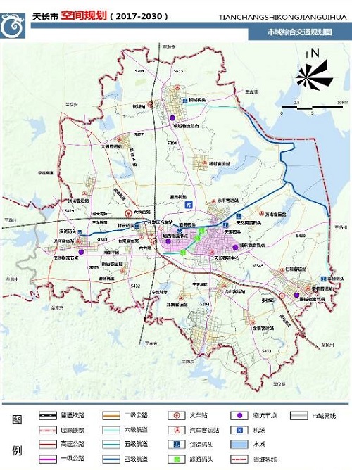 融入南京都市圈一起来看看天长市空间规划