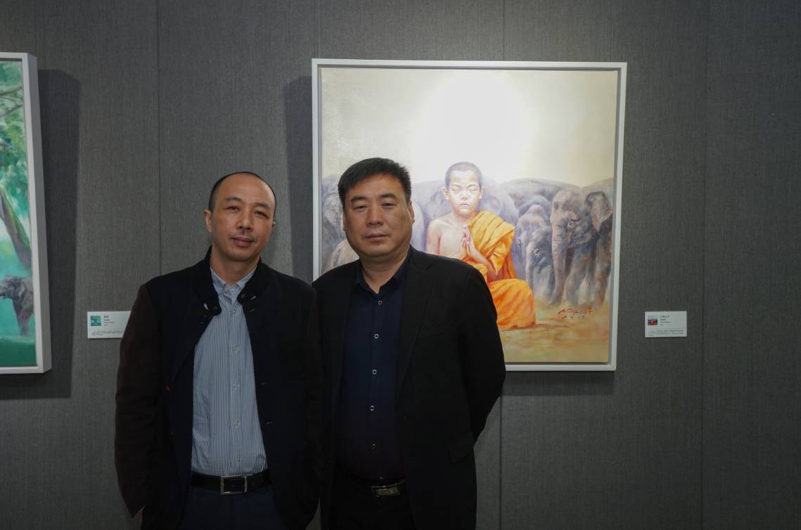 风景这边独好阿丁油画作品展艺术品鉴会在亮宝楼成功举行