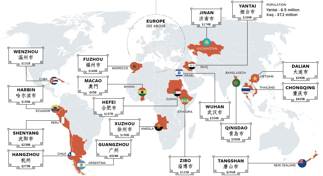 越南与中国哪个省gdp相当_一张图告诉你 与中国各省GDP相当的国家
