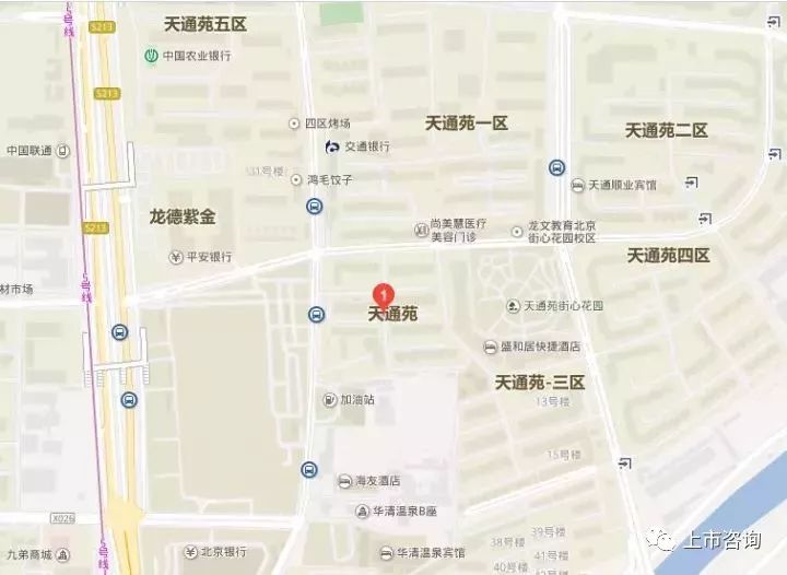 天通苑居住区位于北京亚运村往北5公里处,由天通苑,天通东苑,天通西苑