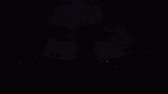【4k供下载】新奥迪a7在高25米的穹幕投影,激光表演,灯光秀组合中全球
