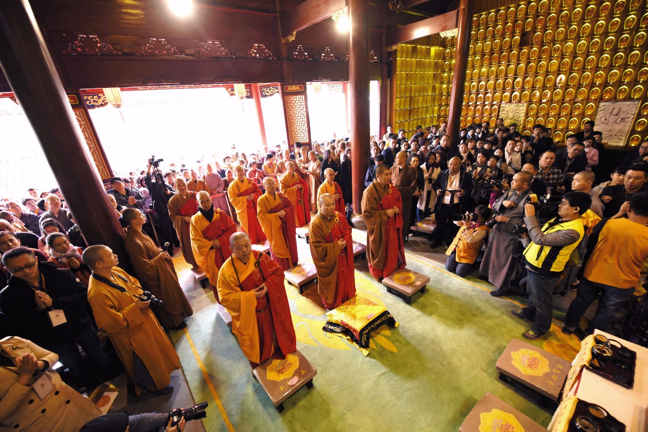 盛世重光等慈禅寺开放三十周年暨千佛殿佛像开光法会圆满