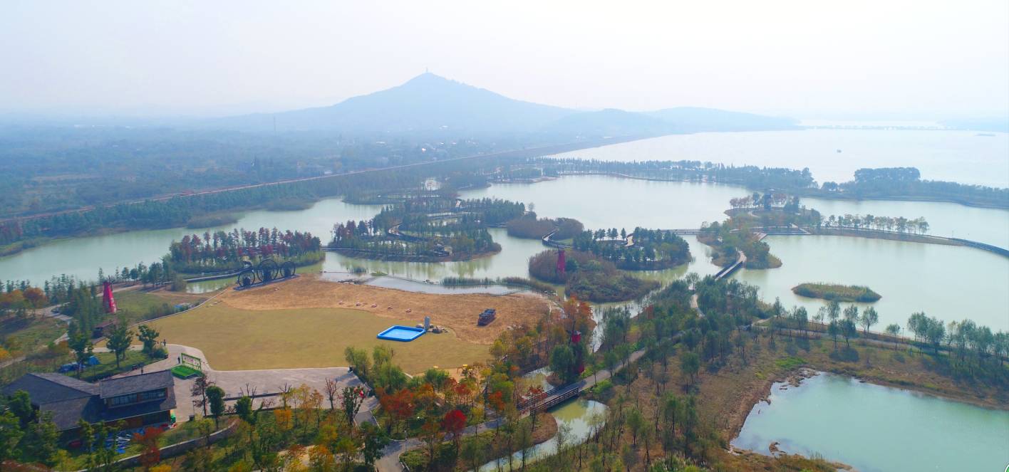 鸟瞰长兴山水秋色第三期:仙山湖国家湿地公园