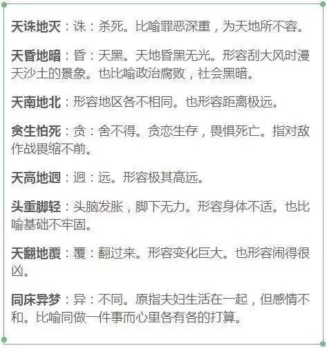 什么不一的成语反义词_含反义词的成语有什么