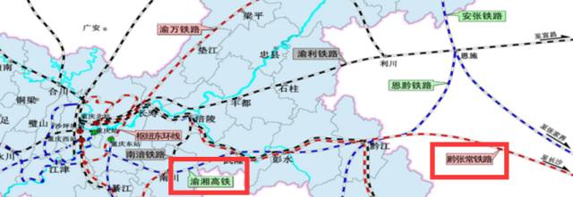 黔张常铁路的建成意味着渝湘高铁的开工将大大提速▼渝湘高铁渝湘高铁