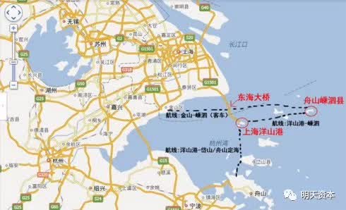 重任落在"上海自由贸易区   洋山港"身上,如下图所示.