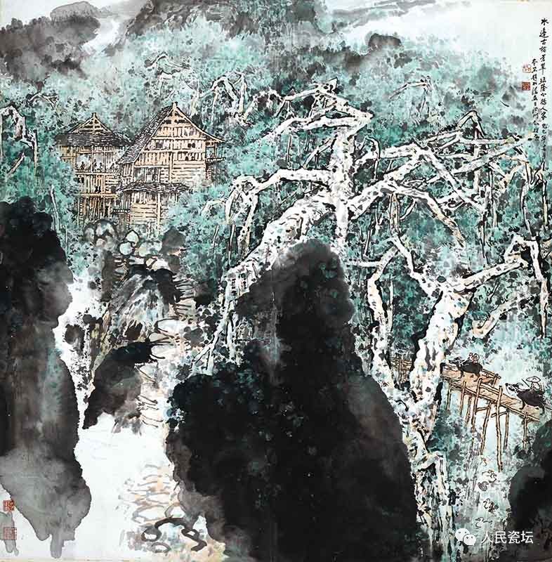 赵松涛(1916.9-1993)男,汉族,字劲根,号本坚,天津市人,山水画家.