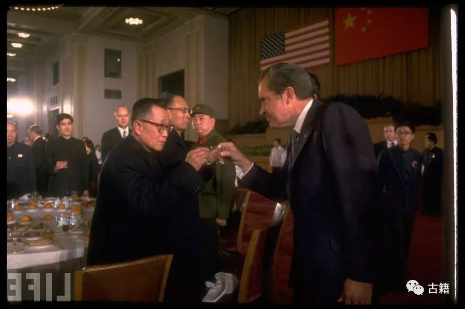 未公开的1972年尼克松访华全套高清彩照