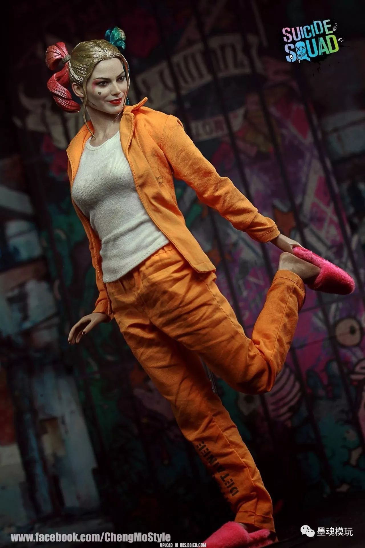 到货美图hottoys星爵豪华版小丑女囚服版