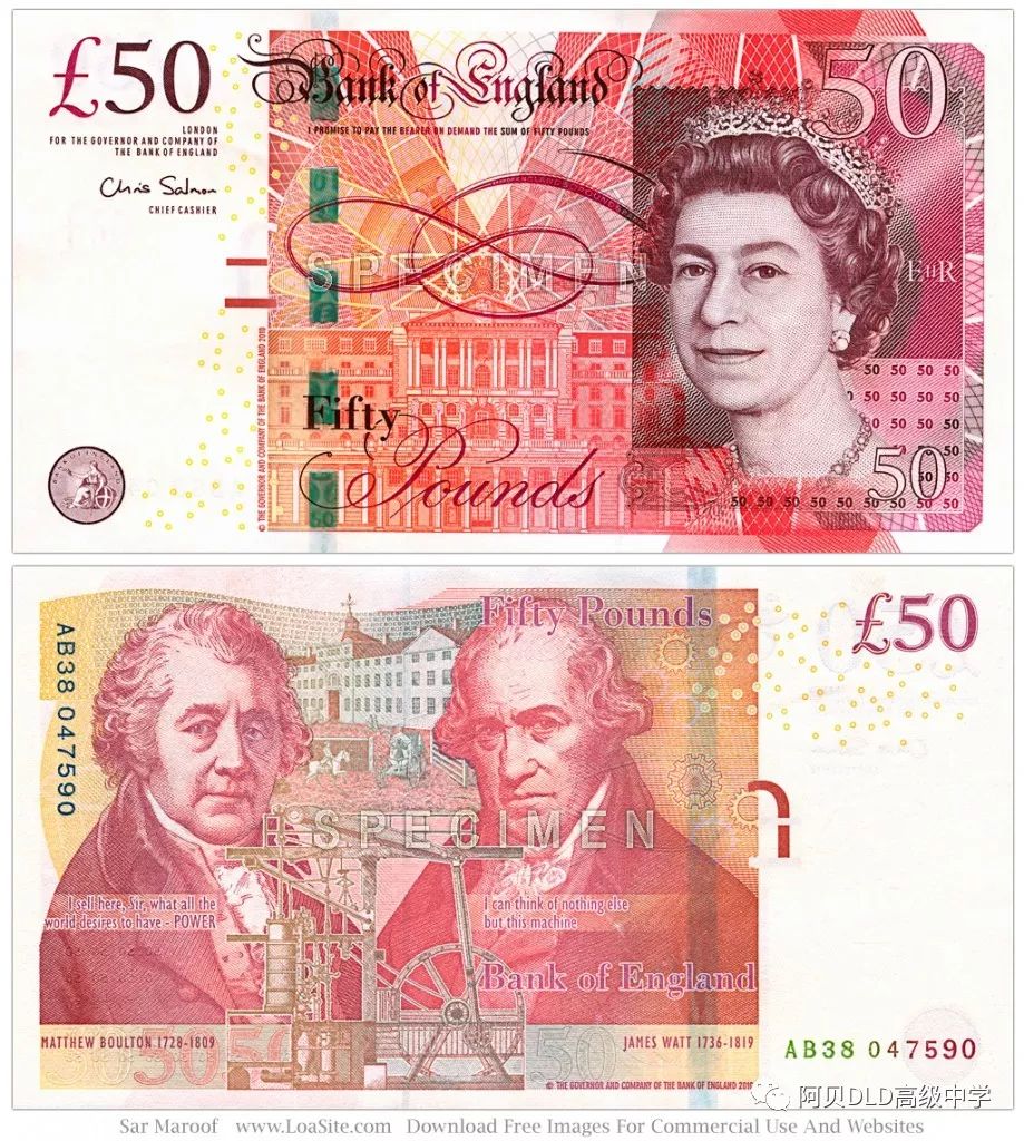 英国纸币背后的故事!你知道多少?