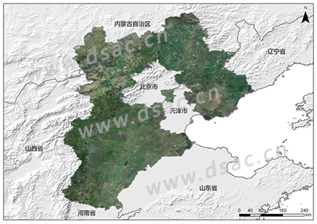 河北省landsat 8卫星影像