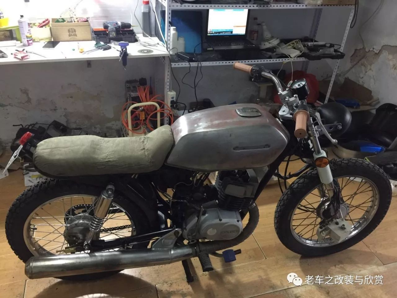 车友作品-ax100-大可复古机车供稿