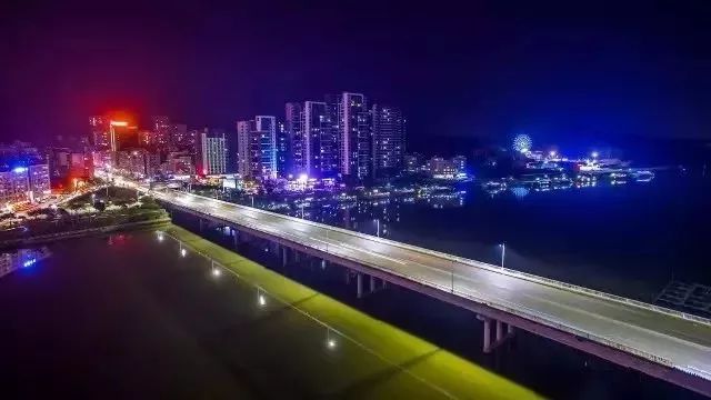 龙川夜景