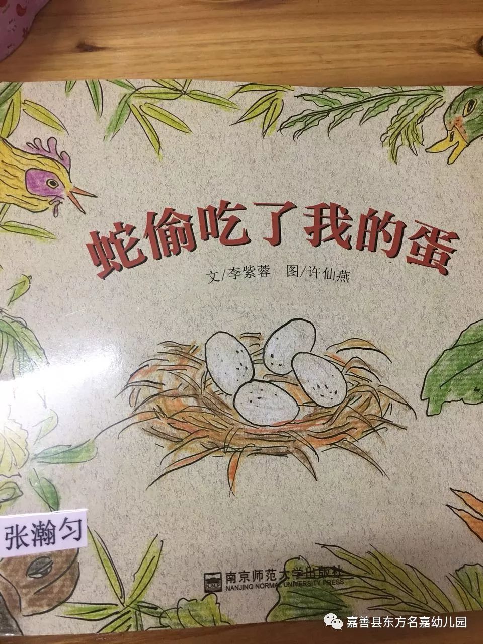 蛇偷吃了我的蛋 东方名嘉幼儿园小喇叭活动之中二班张瀚匀和爸爸为您读 第一期