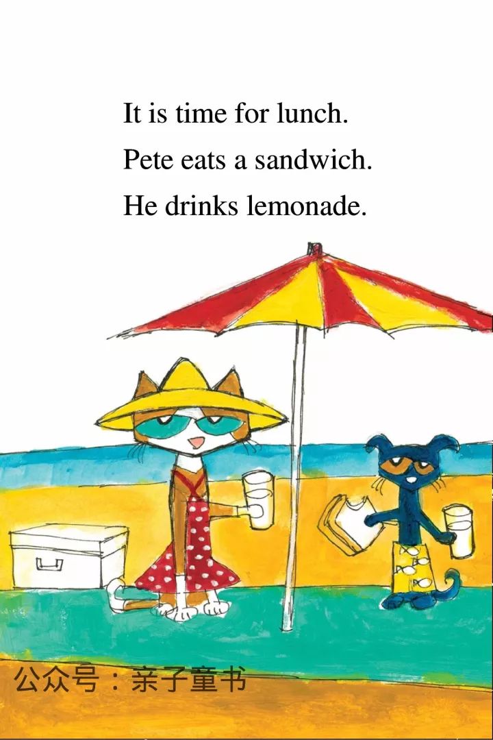 英文原版绘本视频第六课:pete at the beach(pete在