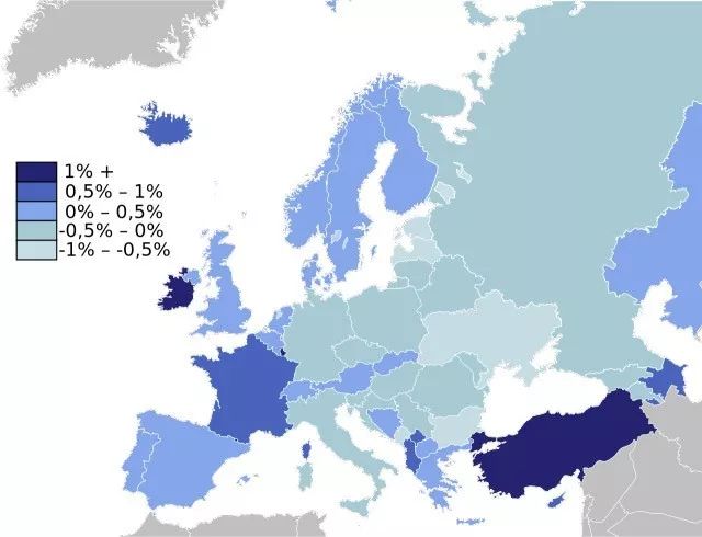 人口最少得国家_人口减少最快的10个国家,竟然都聚集在这一块儿了