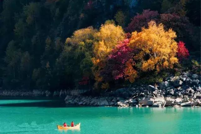 茂县的松坪沟景区