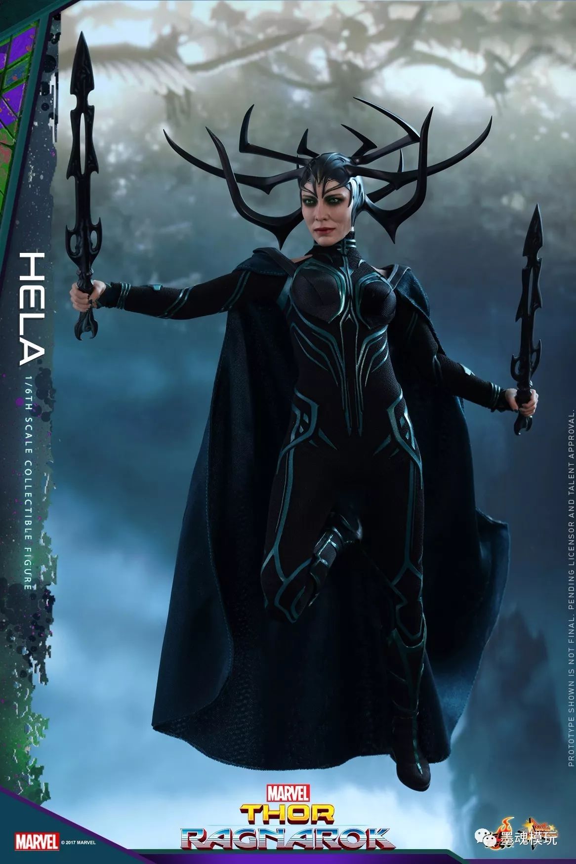 hottoys 新品:1/6 mms449《雷神3-诸神黄昏 死亡女神 hela/海拉