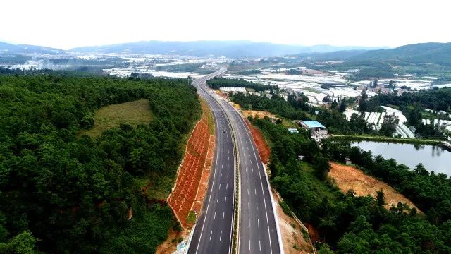 晋红高速正式通车!昆明到玉溪又多一条养眼养嘴的路