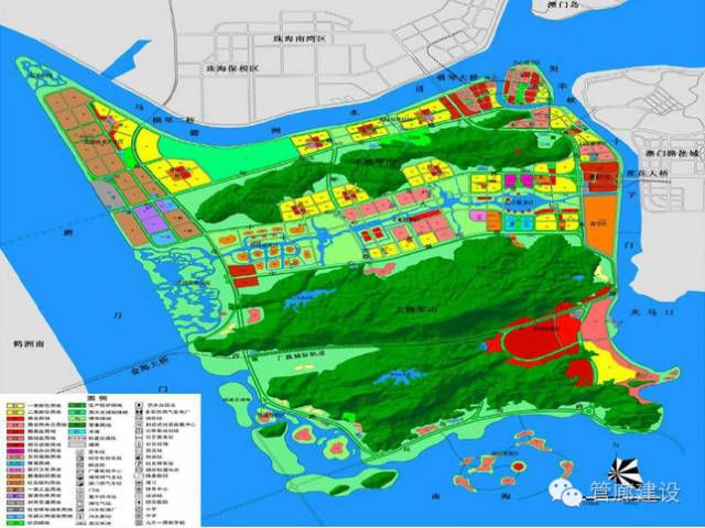 横琴岛南北长8.6km,东西宽7km;总面积106.46平方千米(包括海域面积.