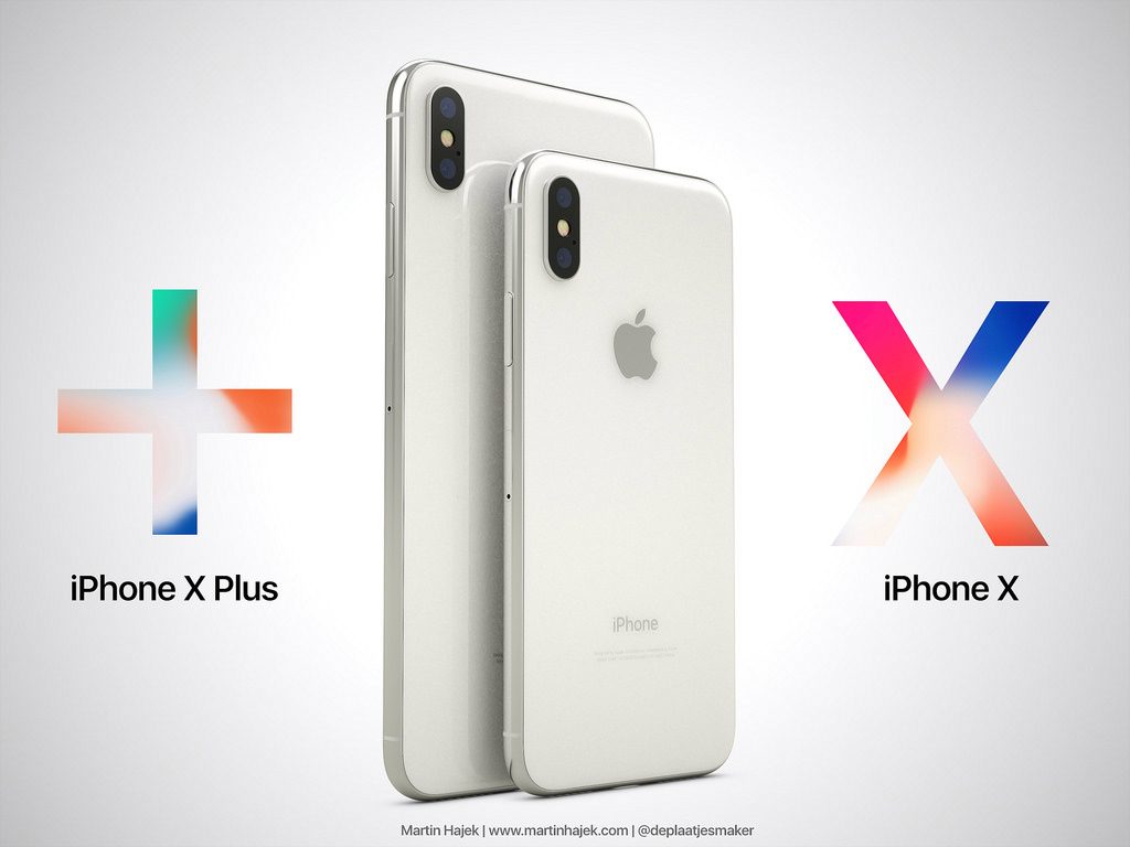 6.7英寸iphonexplus渲染:刘海仍然保留