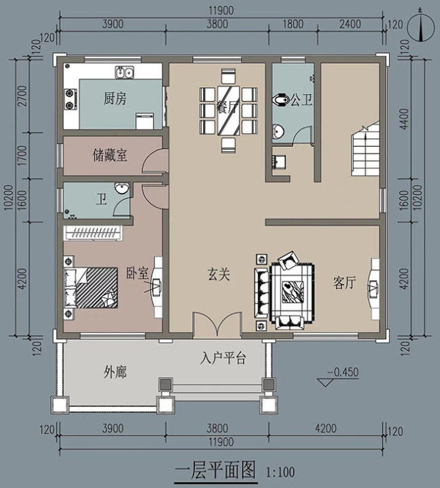 5款符合农村建的二层房屋,第5款最豪气,第2款造价最低!