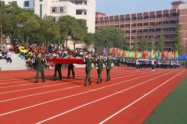 11月9日上午,株洲市2017年"三好杯"中小学生田径运动会在攸县一中拉开