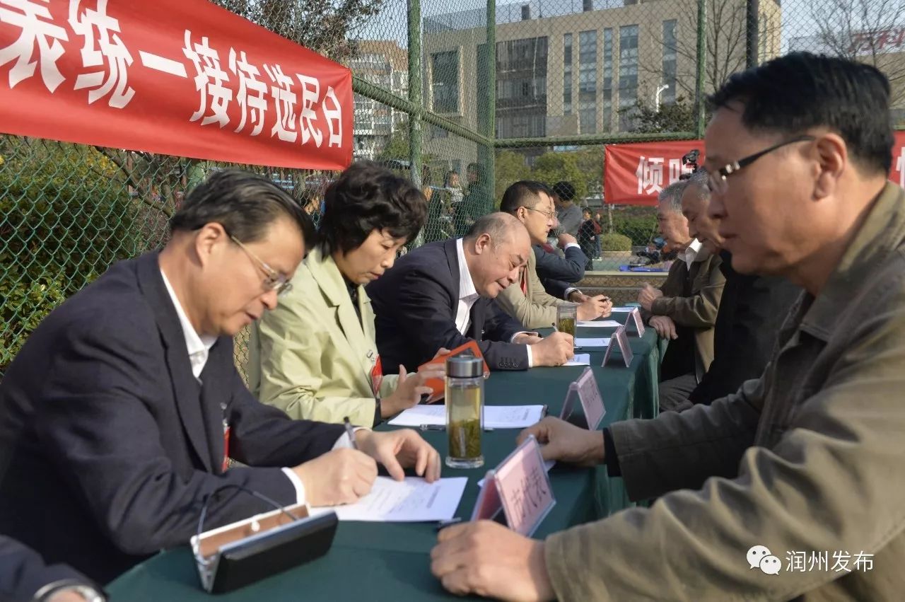 市领导童国祥,王冬生等以人大代表身份接待选民