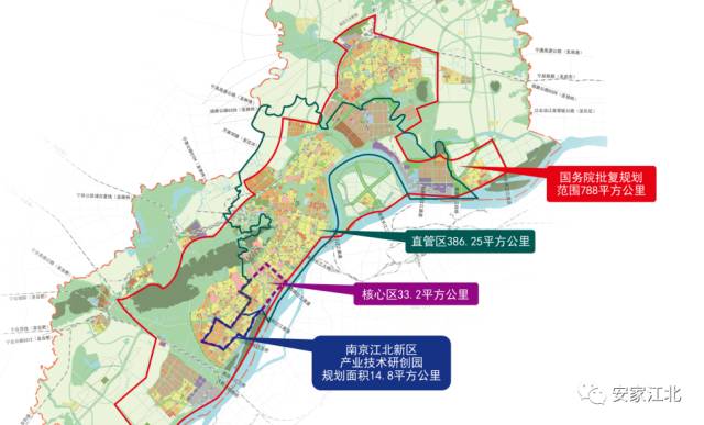 南京江北新区直管区2020GDP_江北新区直管区规划图(2)