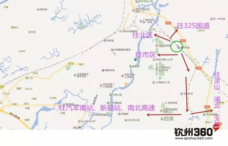 钦州又一客运站即将建成,与高铁站零距离换乘