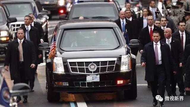 揭秘美总统特朗普访华车队