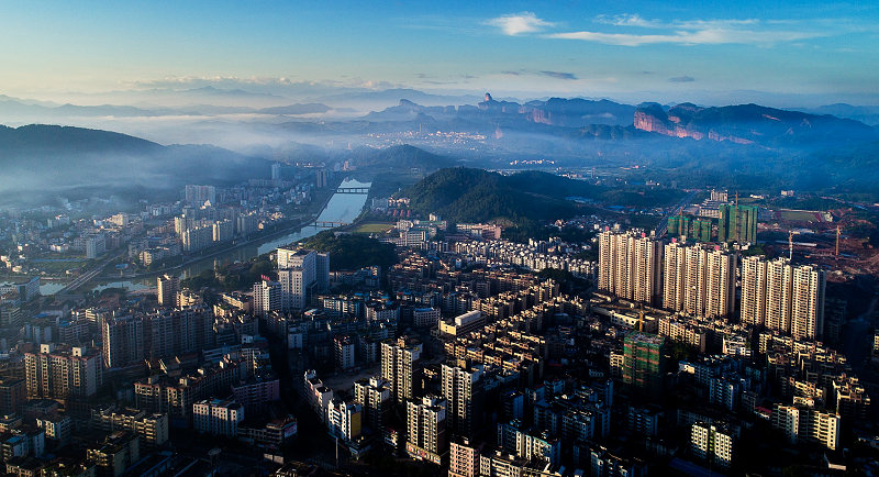 创建全国县级文明城市中的仁化县城,景色美爆了