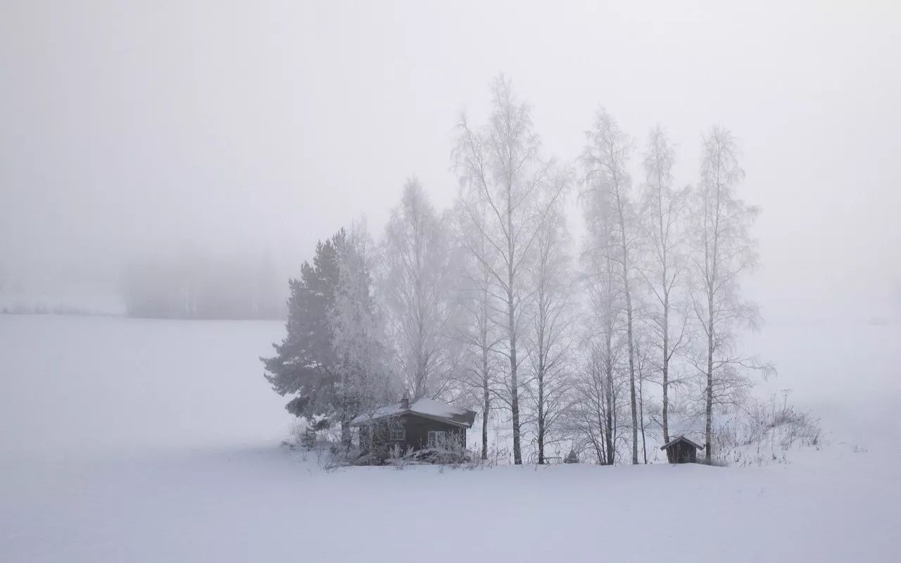 芬兰雪景