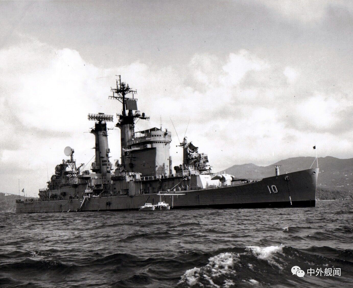 改装后的"奥尔巴尼"号导弹巡洋舰,之后按照这个标准改造的都统称为