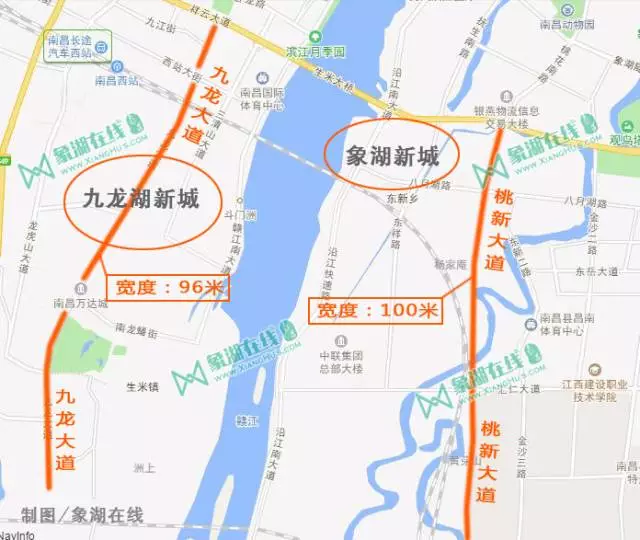 富山赣江特大桥(在建)——建成后昌南至九龙湖仅