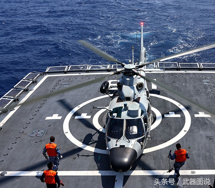 中国海军052B型导弹驱逐舰武汉号高清大图