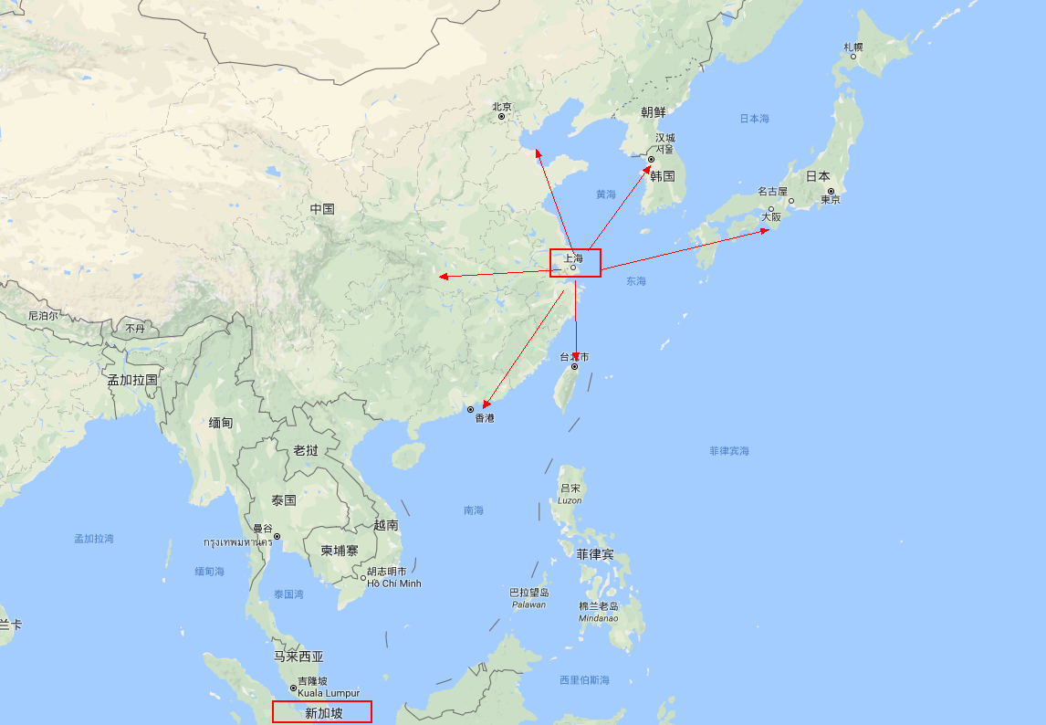 新加坡地理位置