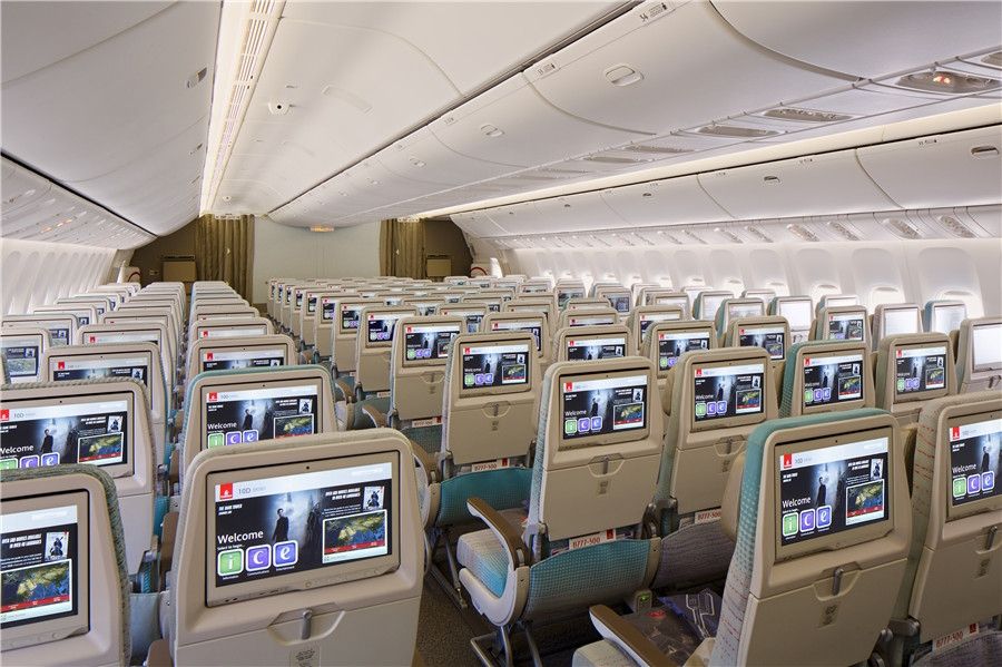 阿联酋航空777客机全新经济舱